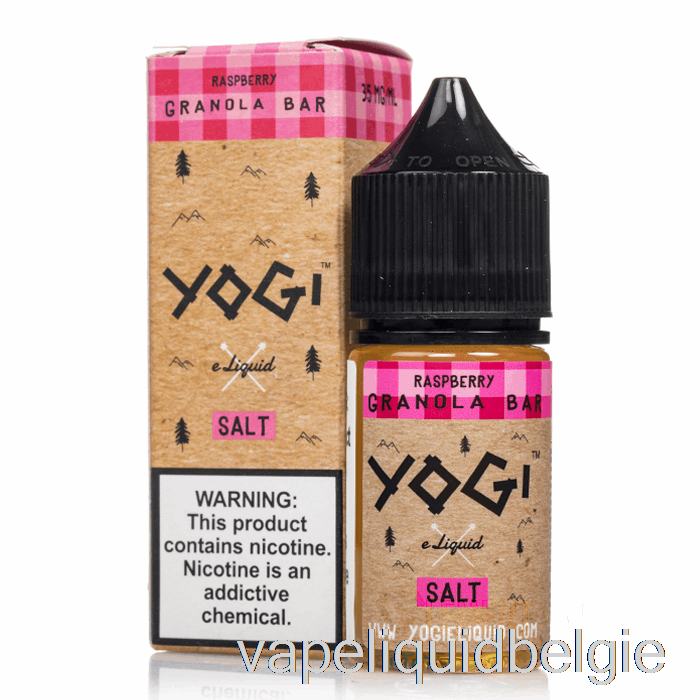 Vape België Frambozen Mueslireep - Yogizouten E-vloeistof - 30ml 50mg